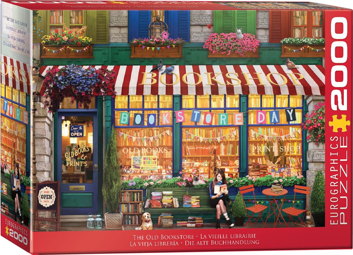 Eurographics - la librairie ancienne - artbeat studio - 2000 pièces 96×68cm (l×h) - puzzle