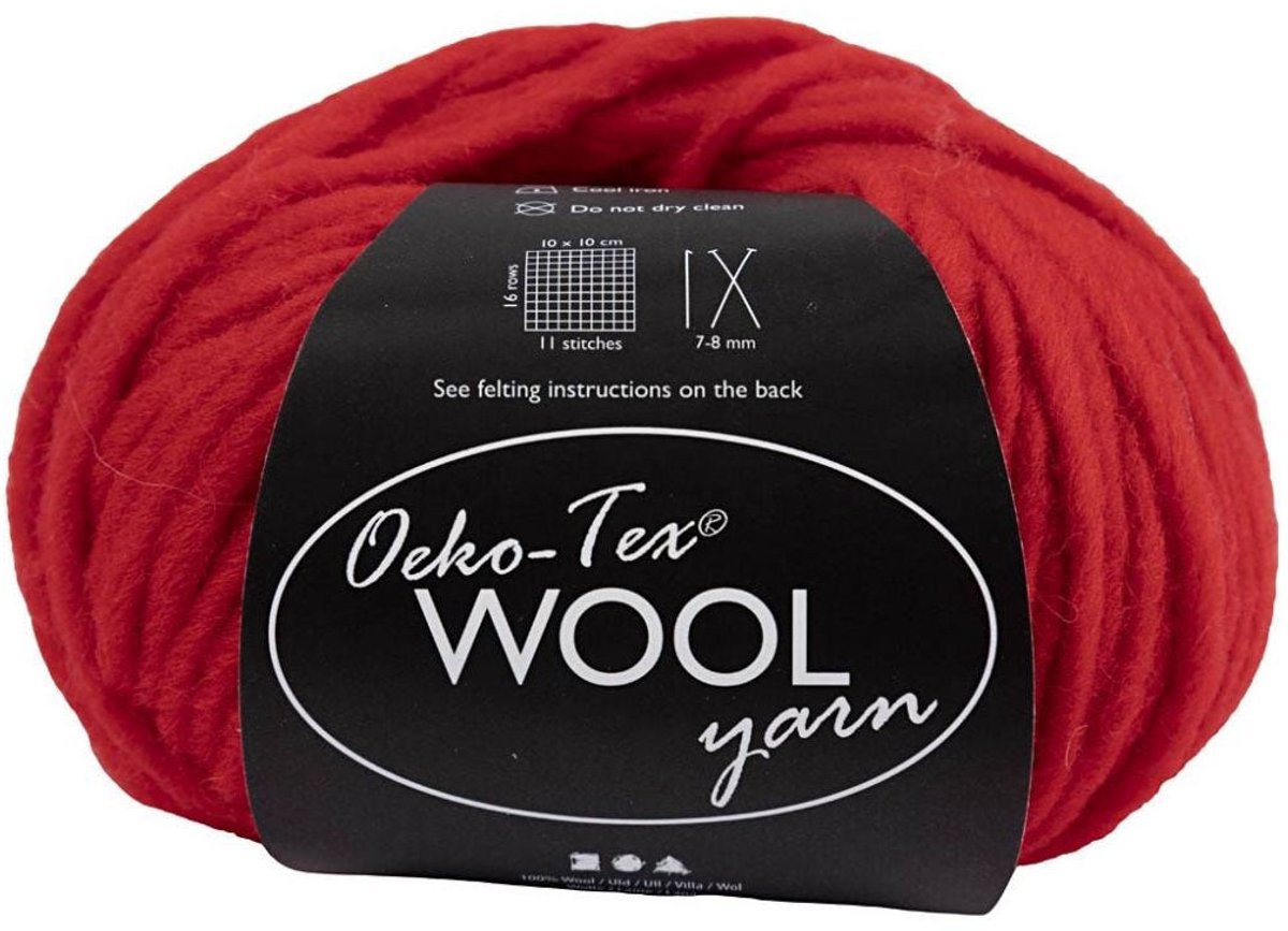 Creativ Company Yarn Red, 50m