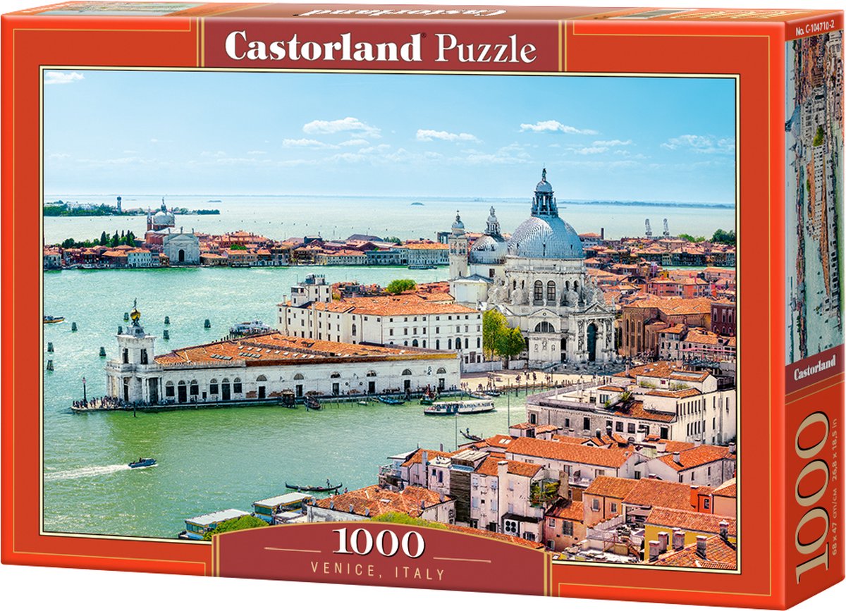 Castorland Venise, Italie – puzzle – 1 000 pièces – finition satinée – ajustement parfait – qualité européenne