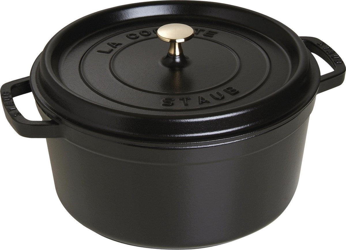 Cocotte ronde Staub - ø28 cm - noir