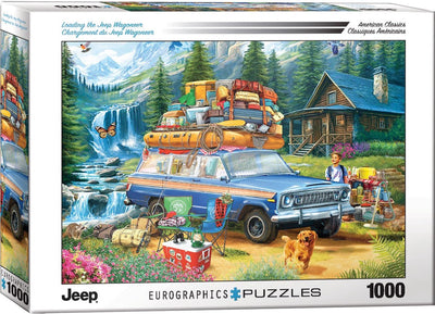 Eurographics - chargement de la jeep wagoneer [chargement de la jeep wagoneer] - illustrations bigelow - 1000 pièces 68×48cm (l×h) - puzzle
