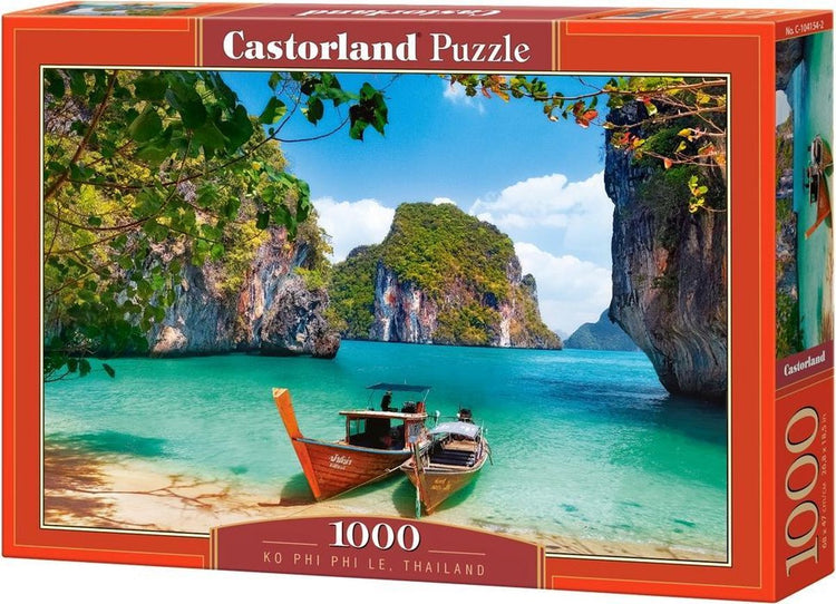 Castorland ko phi phi le, thaïlande – puzzle – 1 000 pièces – finition satinée – ajustement parfait – qualité européenne