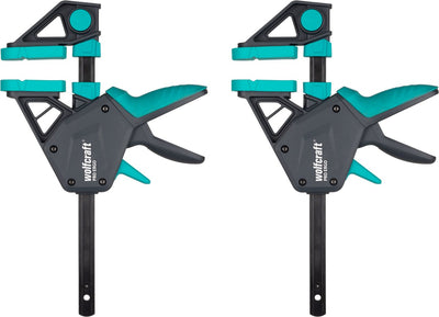 Wolfcraft - 2 pinces à colle pro ergo, 150 mm - 8675060