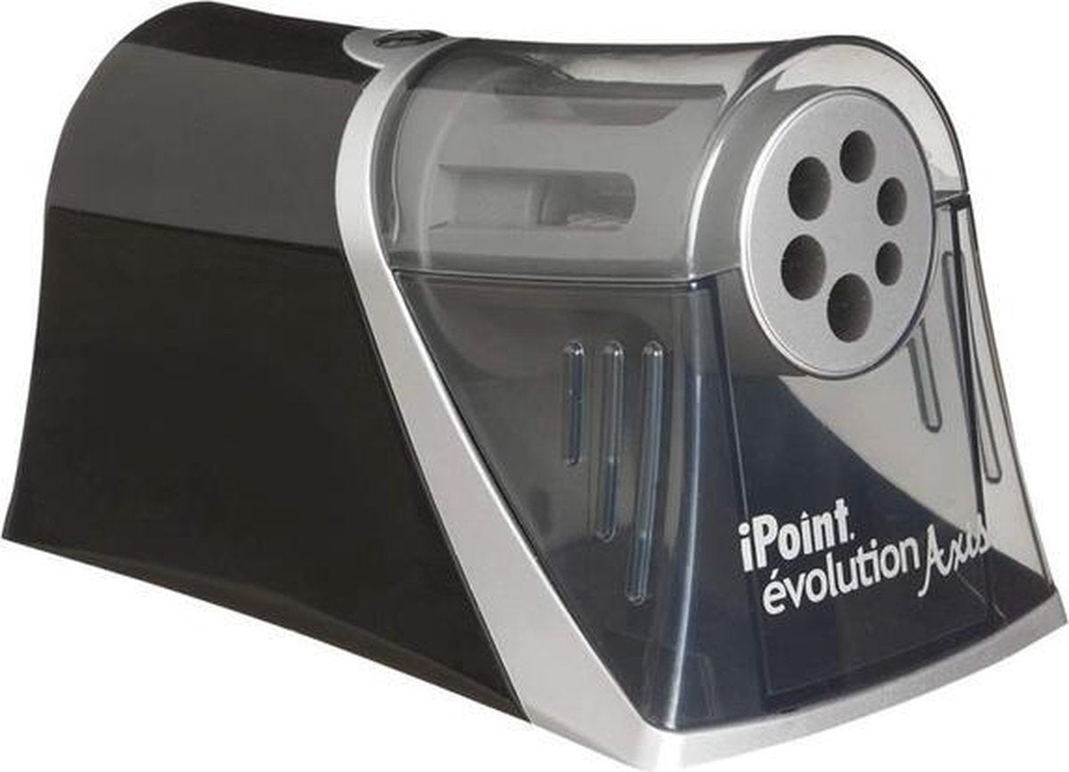 Taille-crayon Westcott - axe évolution ipoint - alimentation secteur - 6 trous d'affûtage - noir - ac-e15509