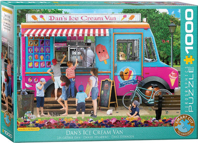 Eurographics - le camion de glace de Dan [le fourgon de glace de Dan] - Paul Normand - 1000 pièces 68×48cm (l×h) - puzzle