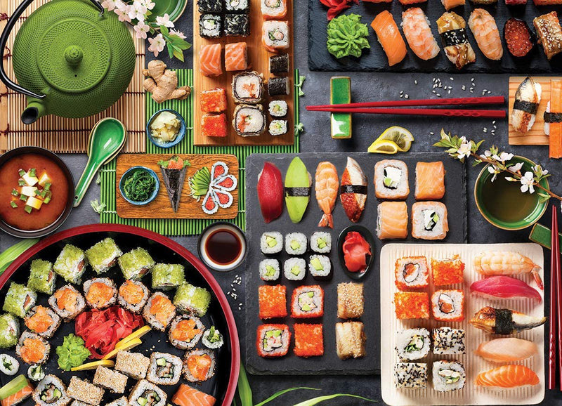 Eurographics - table à sushi [table à sushi] - 1000 pièces 68×48cm (l×h) - puzzle