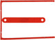 Classeur d'archives Q-connect d-clip | boîte de 100 pièces | rouge