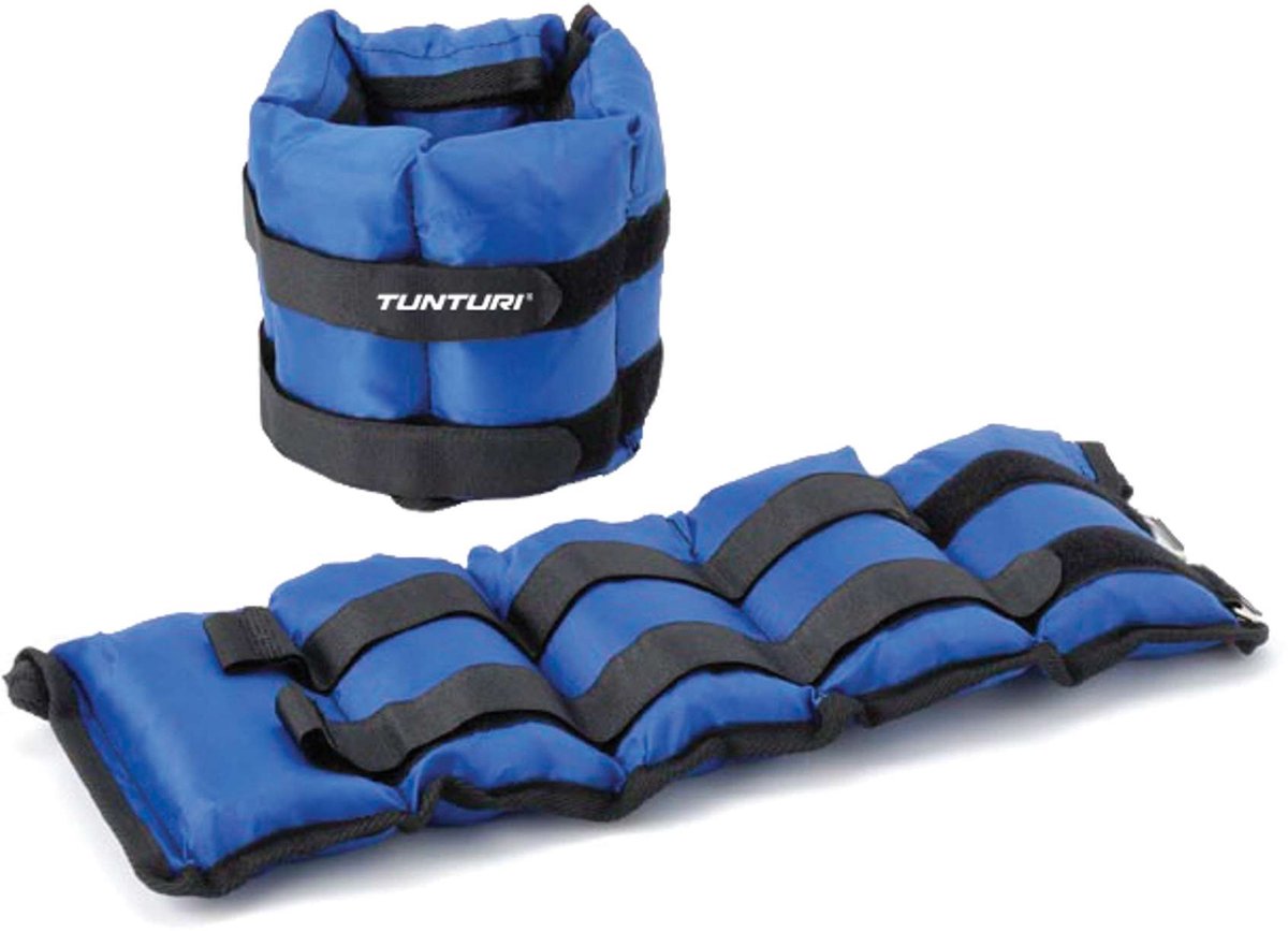 Poids variables pour chevilles et poignets Tunturi - 2x 2,25 kg - bleu