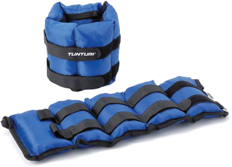 Poids variables pour chevilles et poignets Tunturi - 2x 2,25 kg - bleu