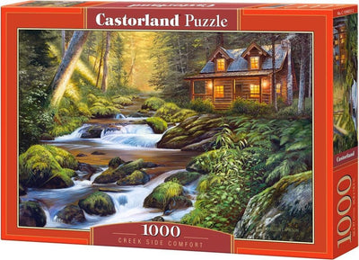 Castorland Creek côté confort – puzzle – 1 000 pièces – finition satinée – ajustement parfait – qualité européenne