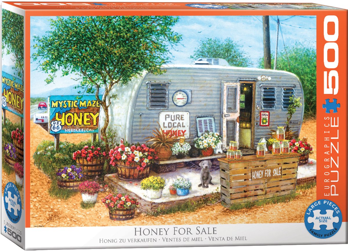 Eurographics - miel à vendre [miel à vendre] - 500 pièces xl 68×48cm (l×h) - puzzle familial