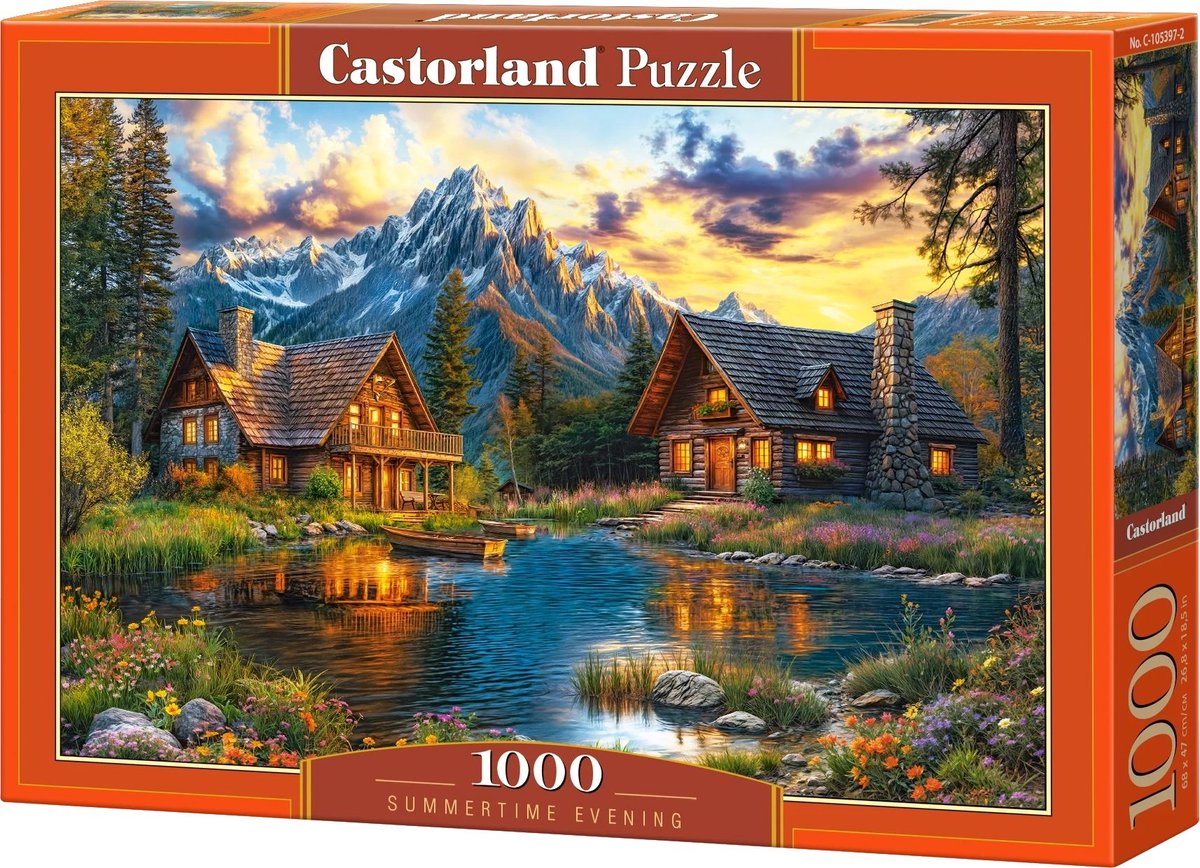 Soirée d'été Castorland – puzzle – 1000 pièces – finition satinée – ajustement parfait – qualité européenne