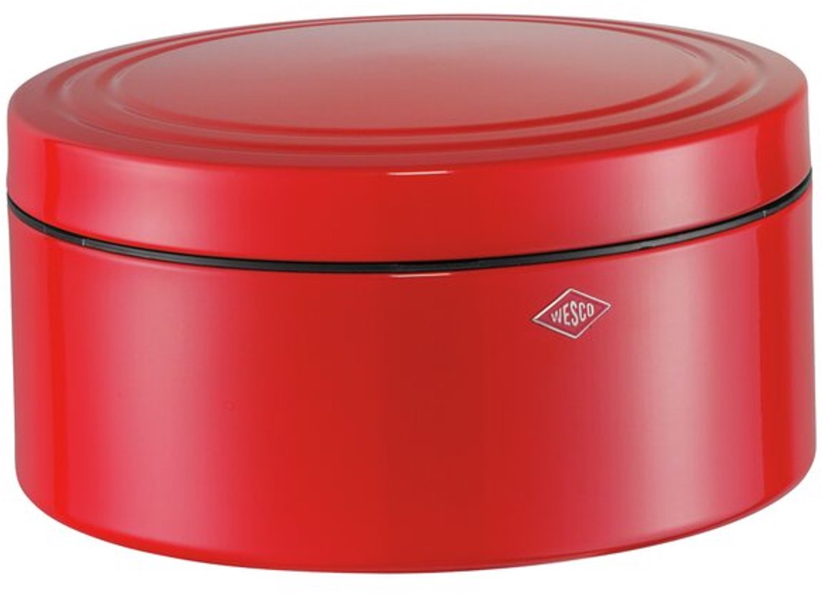 Boîte à pâtisserie Wesco Classic Line avec couvercle | 4 litres | métal - rouge | boîte à biscuits