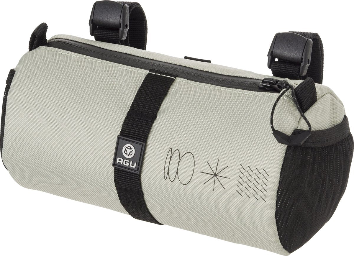 Sacoche de guidon Agu Roll Bag - Bikepacking - Sacoche de guidon vélo 1,5 l - Montage facile - Hydrofuge - Vert