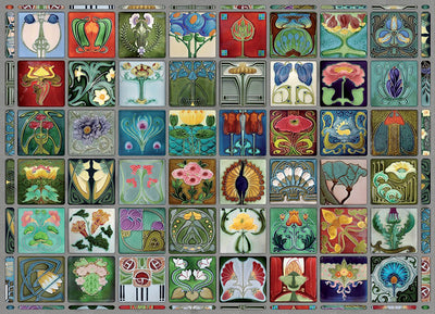 Puzzle de carreaux art nouveau Cobble Hill 1000 pièces
