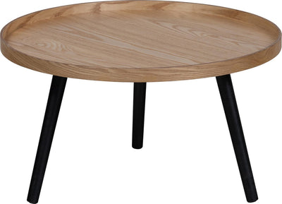 Table d'appoint Woood mesa l - bois - naturel - 34xø60