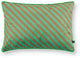 Pip studio coussin décoratif block stripes - coussin pour le salon - vert - 35x50cm