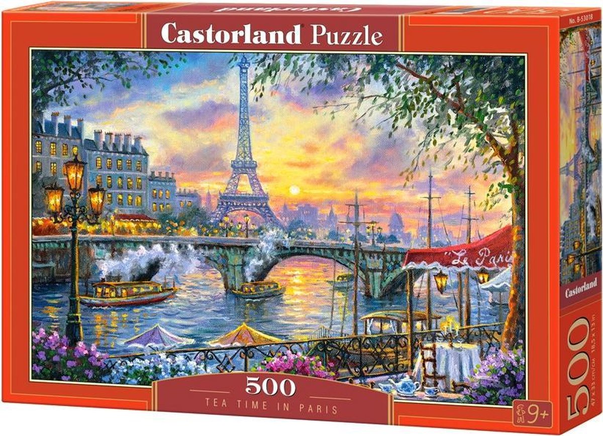 Selecta Castorland jouent du temps de thé à Paris, 500e.