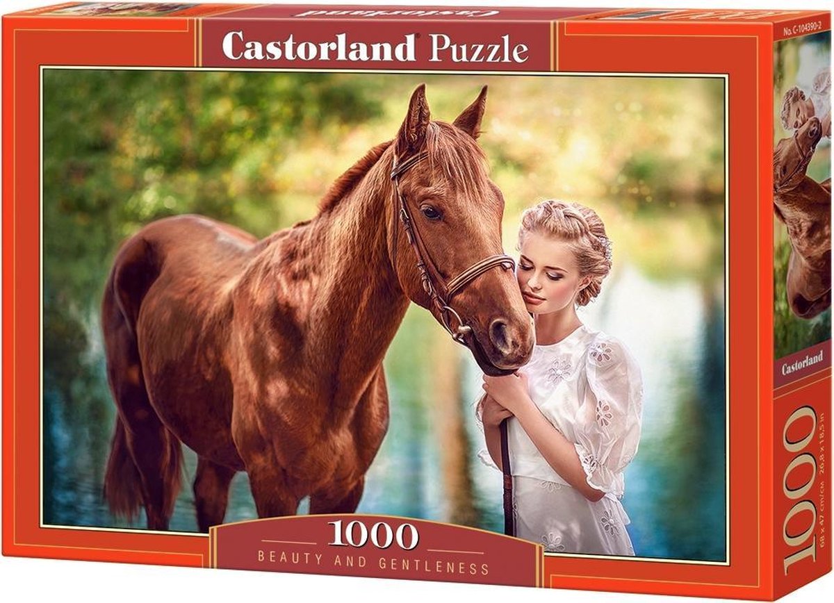 Castorland beauté et douceur – puzzle – 1 000 pièces – finition satinée – ajustement parfait – qualité européenne