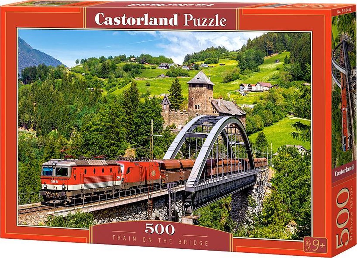 Selecta Castorland Legpuzzel Train sur le pont, 500e.