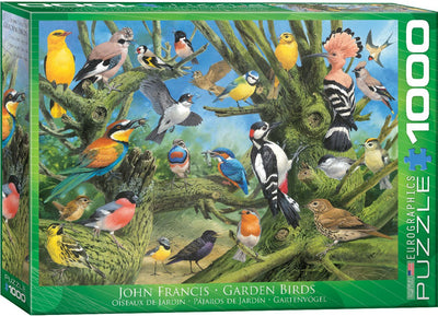 Eurographics - oiseaux de jardin [oiseaux de jardin] - john fransis - 1000 pièces 68×48cm (l×h) - puzzle