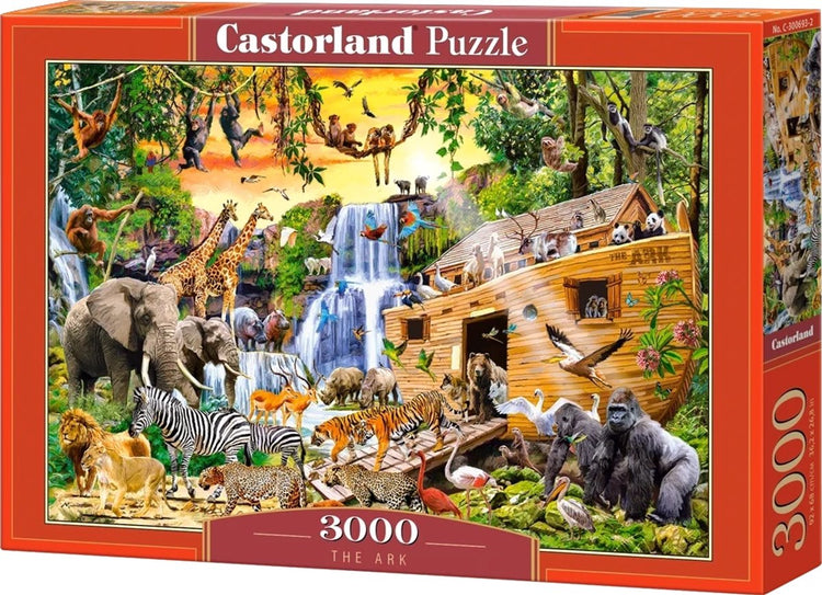 Castorland l'arche – puzzle – 3000 pièces – finition satinée – ajustement parfait – qualité européenne