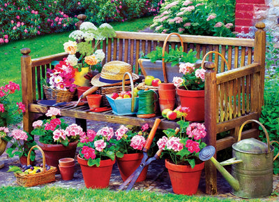 Eurographics - banc de jardin [banc de jardin] - 1000 pièces 68×48cm (l×h) - puzzle