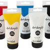Creativ Company Pigment Art Acrylic Paint Couleurs primaires, 5x75 ml