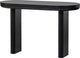 Table d'appoint de bureau Woood mael - placage - noir - 75x120x50
