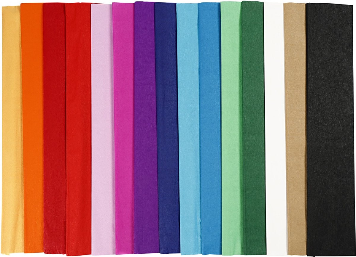 Papier Crep - Couleurs de base, 15e.