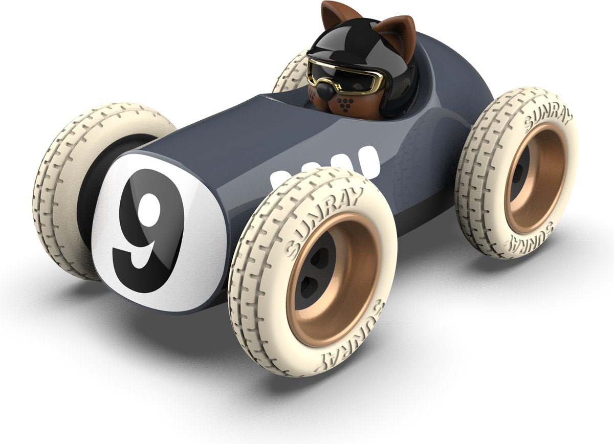 Playforever jouets playforever - petite voiture - oeuf brouilleur - noir
