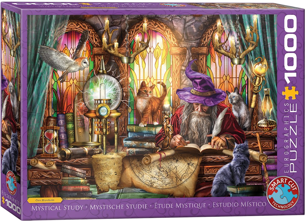 Puzzle Eurographics étude mystique puzzle 1000 pièces ciro marchetti.