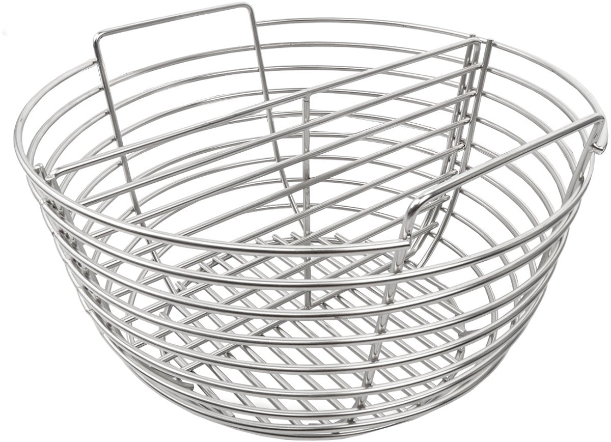 Panier à charbon Patton en inox pour 20 et 21 grands kamado - 35,5 x 34,5 x 20,5 cm