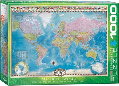 Eurographics - carte du monde [carte du monde] - 1000 pièces 68×48cm (l×h) - puzzle