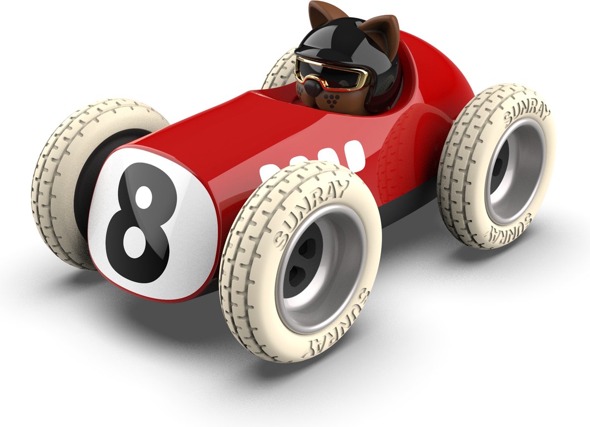 Playforever - petite voiture - résistante aux œufs - rouge
