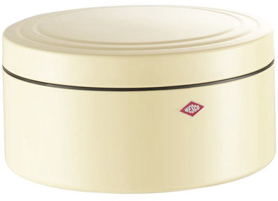 Boîte à pâtisserie Wesco Classic Line avec couvercle | 4 litres | métal - amande | boîte à biscuits