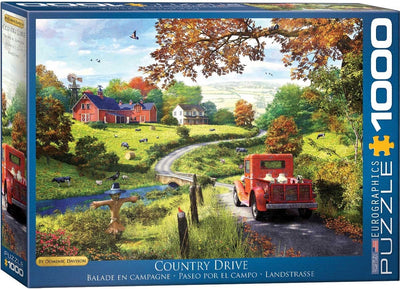 Eurographics - la route du pays - dominic davison - 1000 pièces 68×48cm (l×h) - puzzle