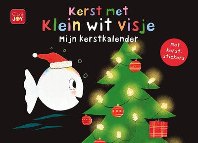Clavis réjouit mon calendrier de Noël. Amusement de Noël avec des petits poissons blancs