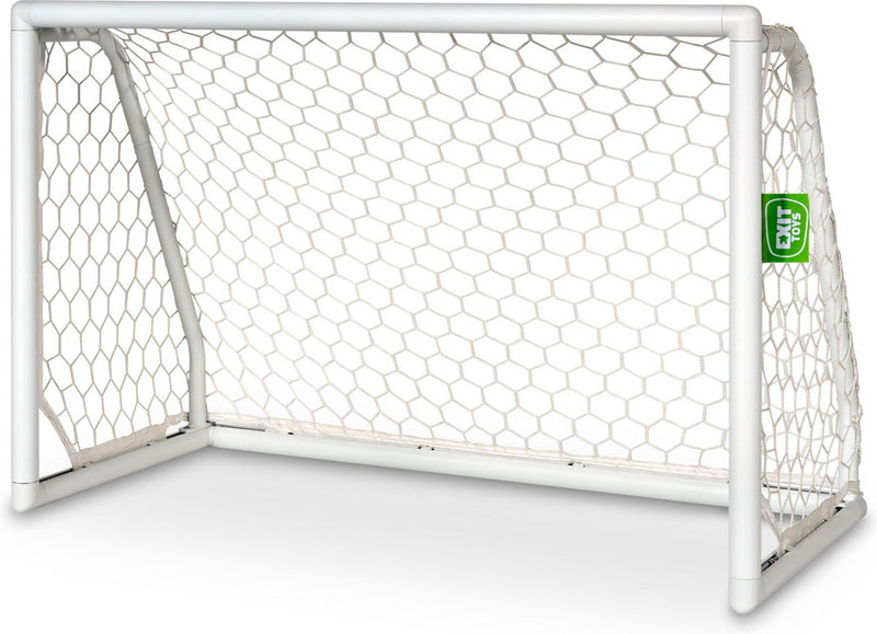 Exit toys exit scala but de football en aluminium 120x80cm - résistant aux intempéries - but de football - pour enfants - jardin - blanc