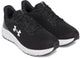Under Armour UA W Charged Pursuit 4 Chaussures de sport pour femme - Noir - Blanc
