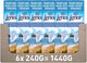 Lenor booster de parfum brise d'été au bord de la mer - 6 x 240 grammes - parfum de lavage