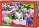 Chaton Castorland dans son panier – puzzle – 1 500 pièces – finition satinée – ajustement parfait – qualité européenne