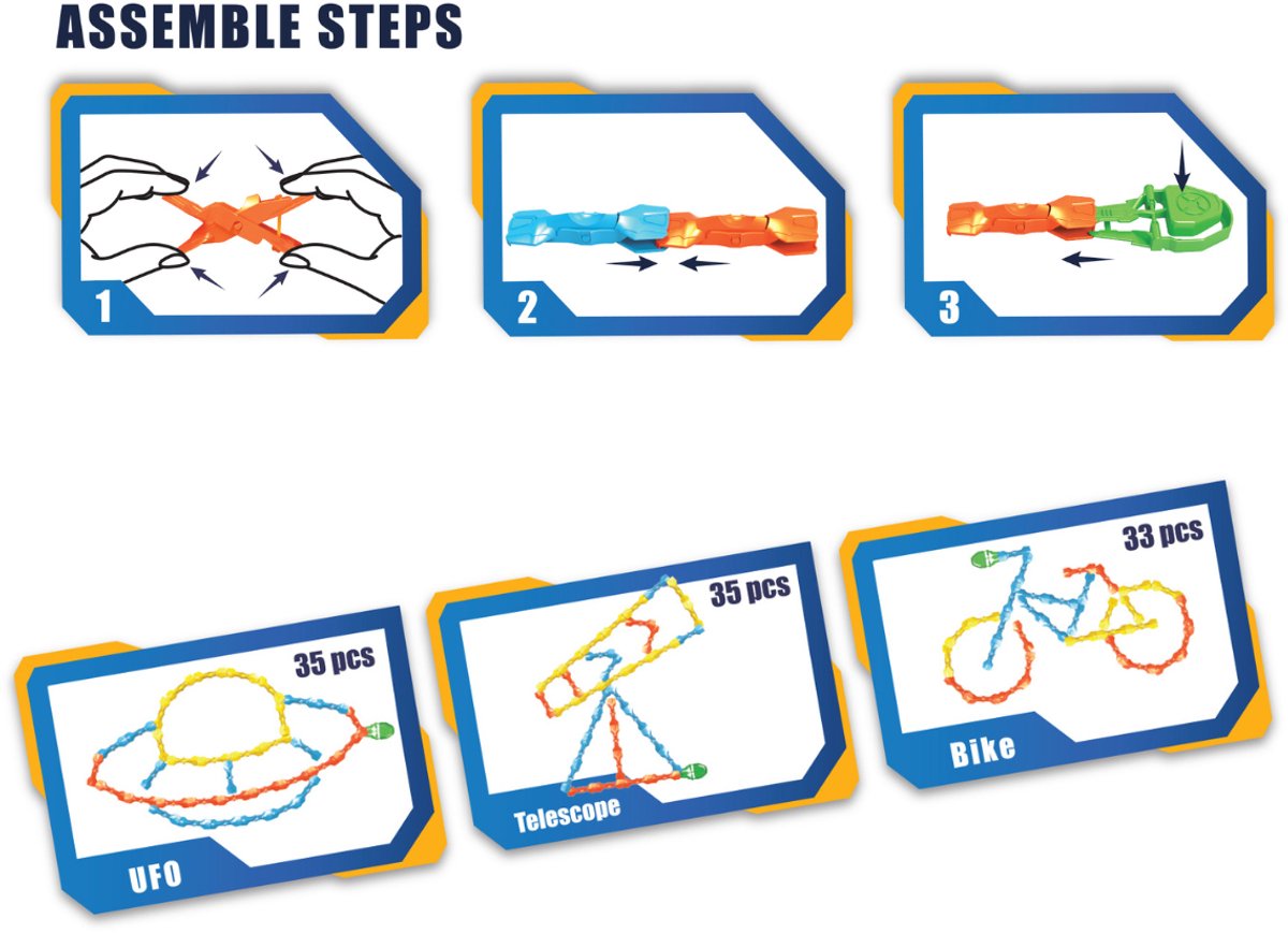 Eddy Toys Jumping Domino Blast Set 36 pièces - Jeu de dominos pour enfants avec effet pop-up - Jeu de dominos sautants avec action - Jeu de cascades de dominos piste de dominos interactive - Amusant de construction coloré