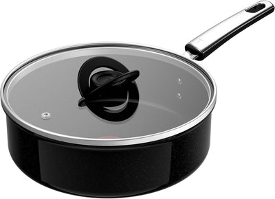 Tefal experience ceram - poêle à frire en céramique - ø24 cm - noyau de fusion - sans pfas - avec couvercle - convient à l'induction - convient pour une utilisation avec des spatules métalliques