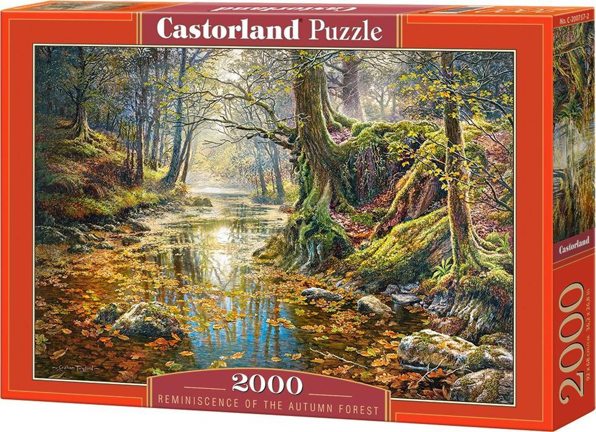 Castorland Réminiscence de la forêt d'automne – Puzzle – 2 000 pièces – Finition satinée – Ajustement parfait – Qualité européenne