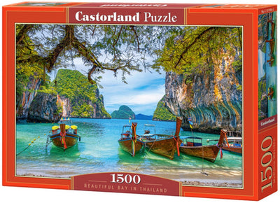Castorland belle baie en Thaïlande – puzzle – 1 500 pièces – finition satinée – ajustement parfait – qualité européenne