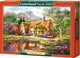 Castorland crépuscule à l'étang Woodgreen – puzzle – 3 000 pièces – finition satinée – ajustement parfait – qualité européenne