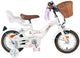 Volare Blossom Children's Bicycle Girls 12 pouces blancs blancs de deux mains