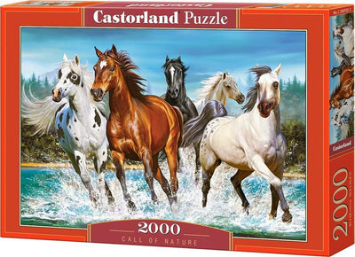 Castorland appel de la nature – puzzle – 2 000 pièces – finition satinée – ajustement parfait – qualité européenne