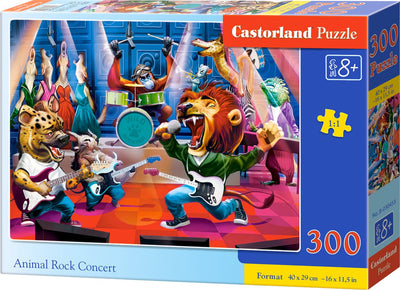 Concert de rock animalier de Castorland – puzzle – 300 pièces – animaux – qualité premium